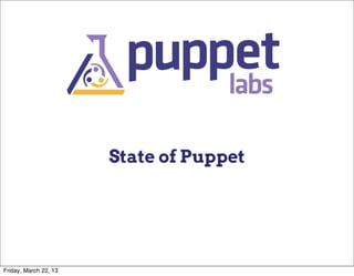 State of Puppet - Puppet Camp Barcelona 2013