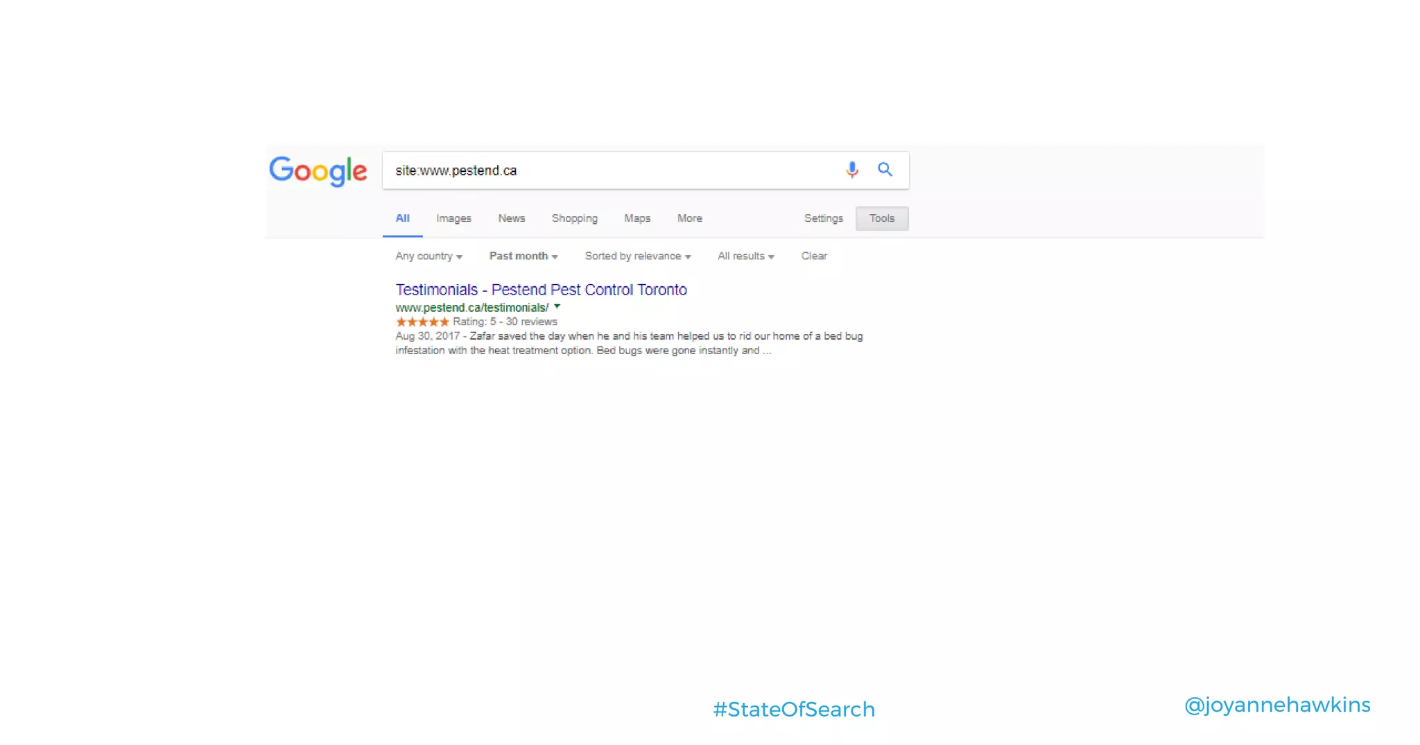 @joyannehawkins#StateOfSearch
 