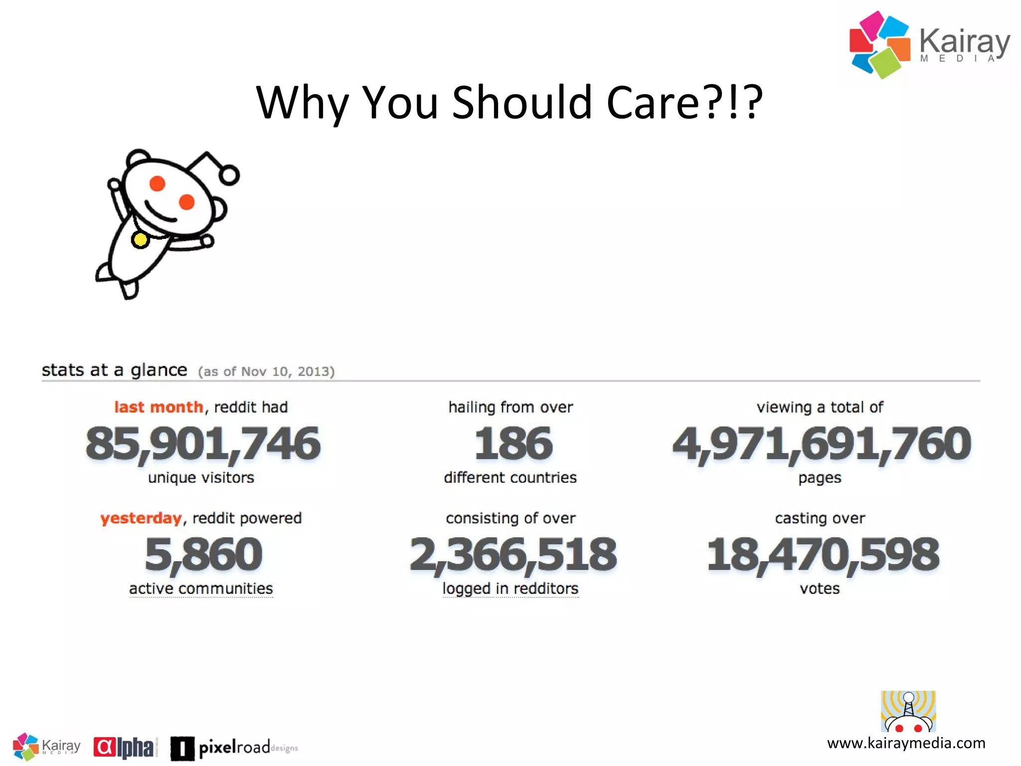 Why You Should Care?!?

www.kairaymedia.com

 