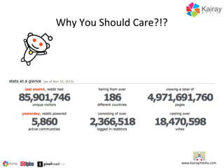 Why You Should Care?!?

www.kairaymedia.com

 