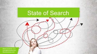 State of Search
Brent Csutoras, LLC
brent@csutoras.com
Brentcsutoras.com
 
