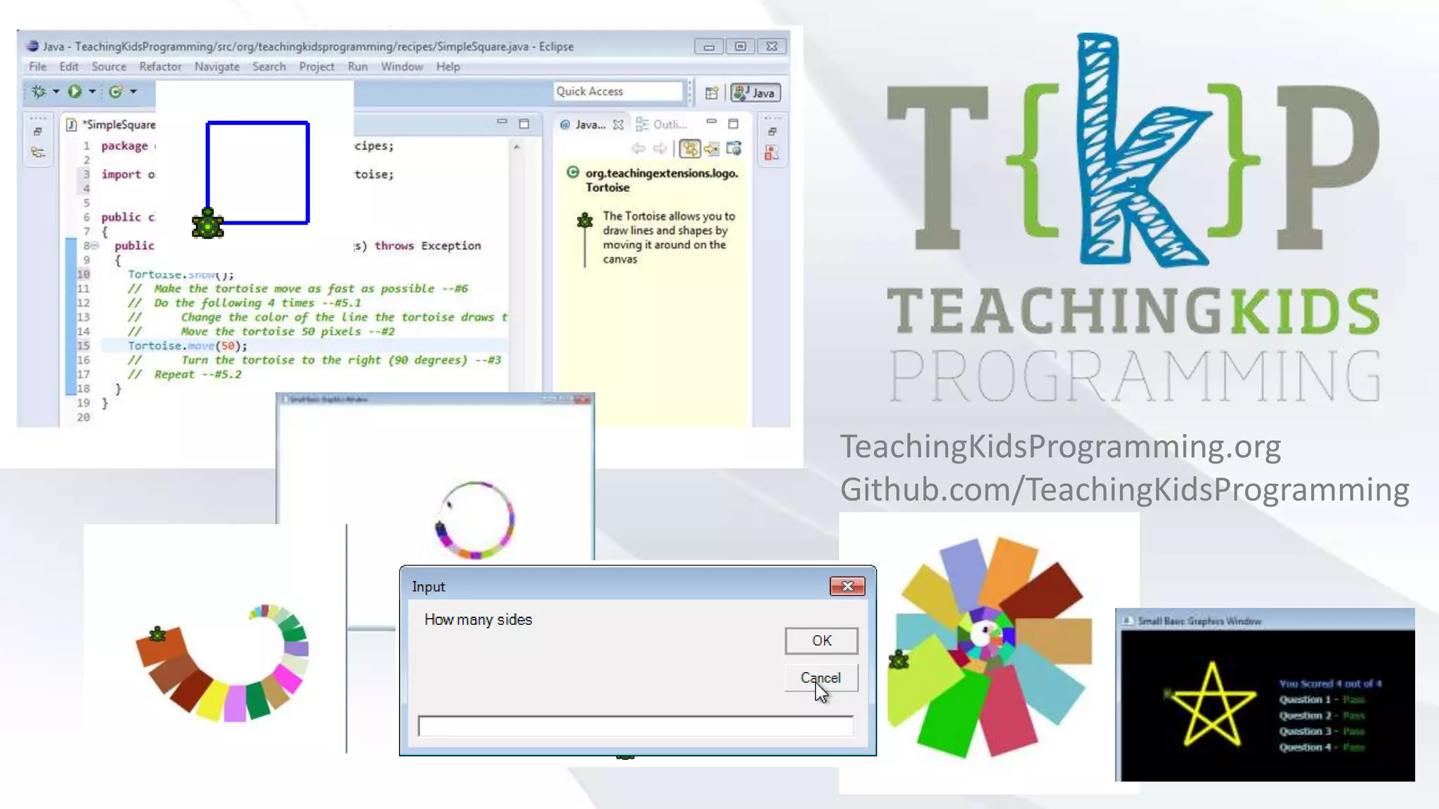 TeachingKidsProgramming.org
Github.com/TeachingKidsProgramming
 
