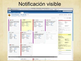 Notificación visible
 