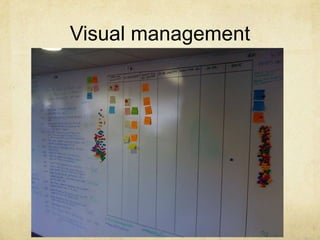 Visual management
 