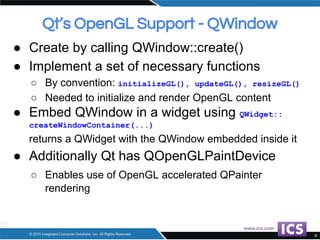 State of the Art OpenGL and Qt | PDF