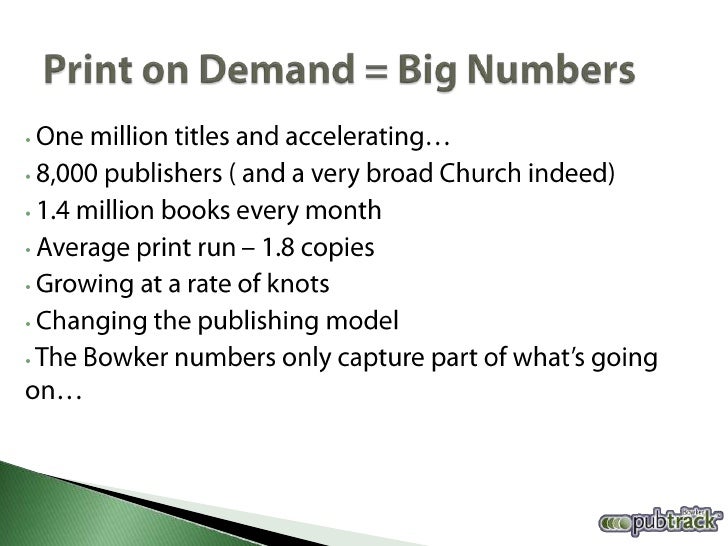 Taylor & Francis: Books Never Go Out of Print

 POD allows T&F to economically keep valuable
backlist in print and recapt...