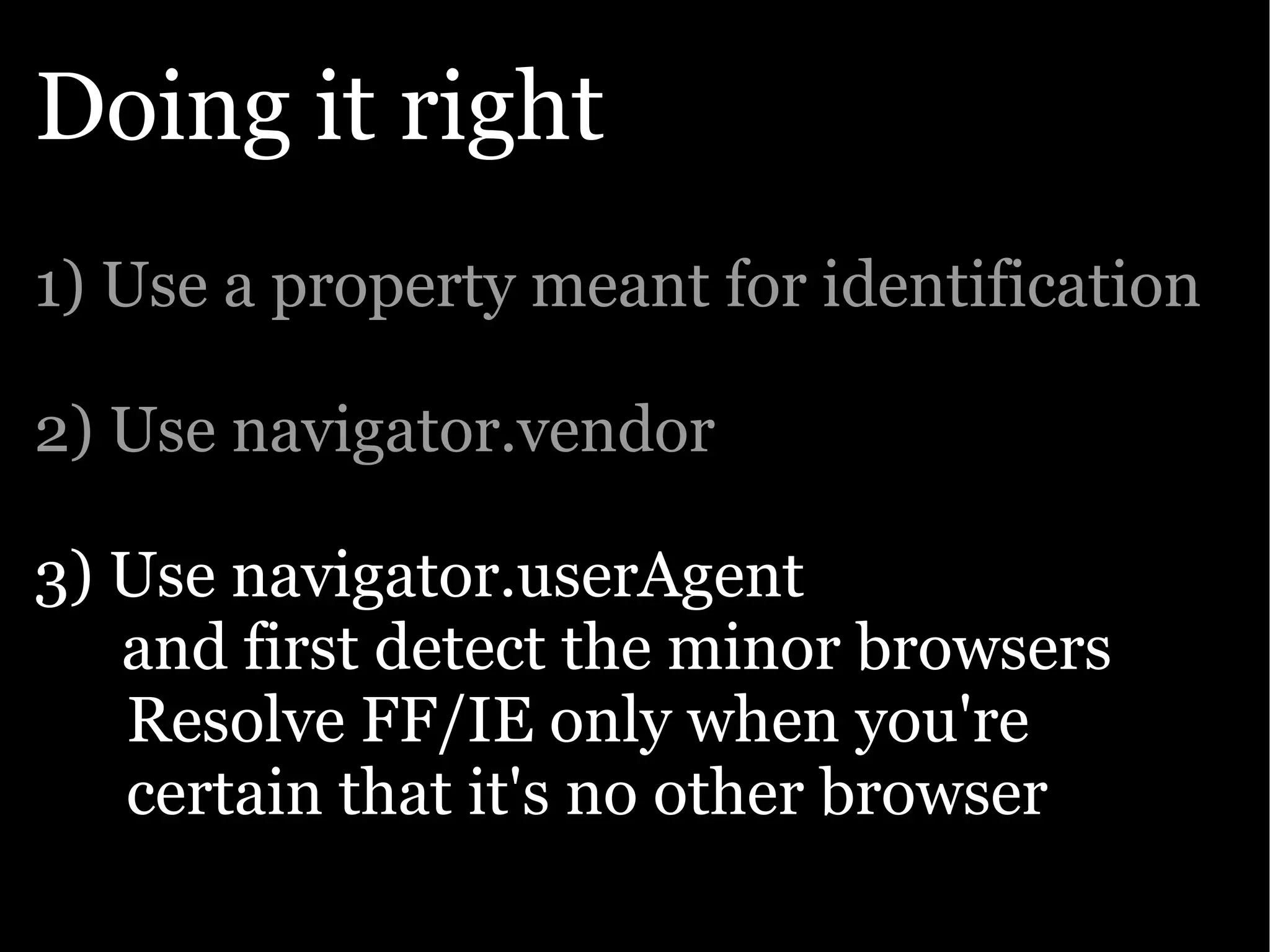 The Ajax Experience: State Of The Browsers