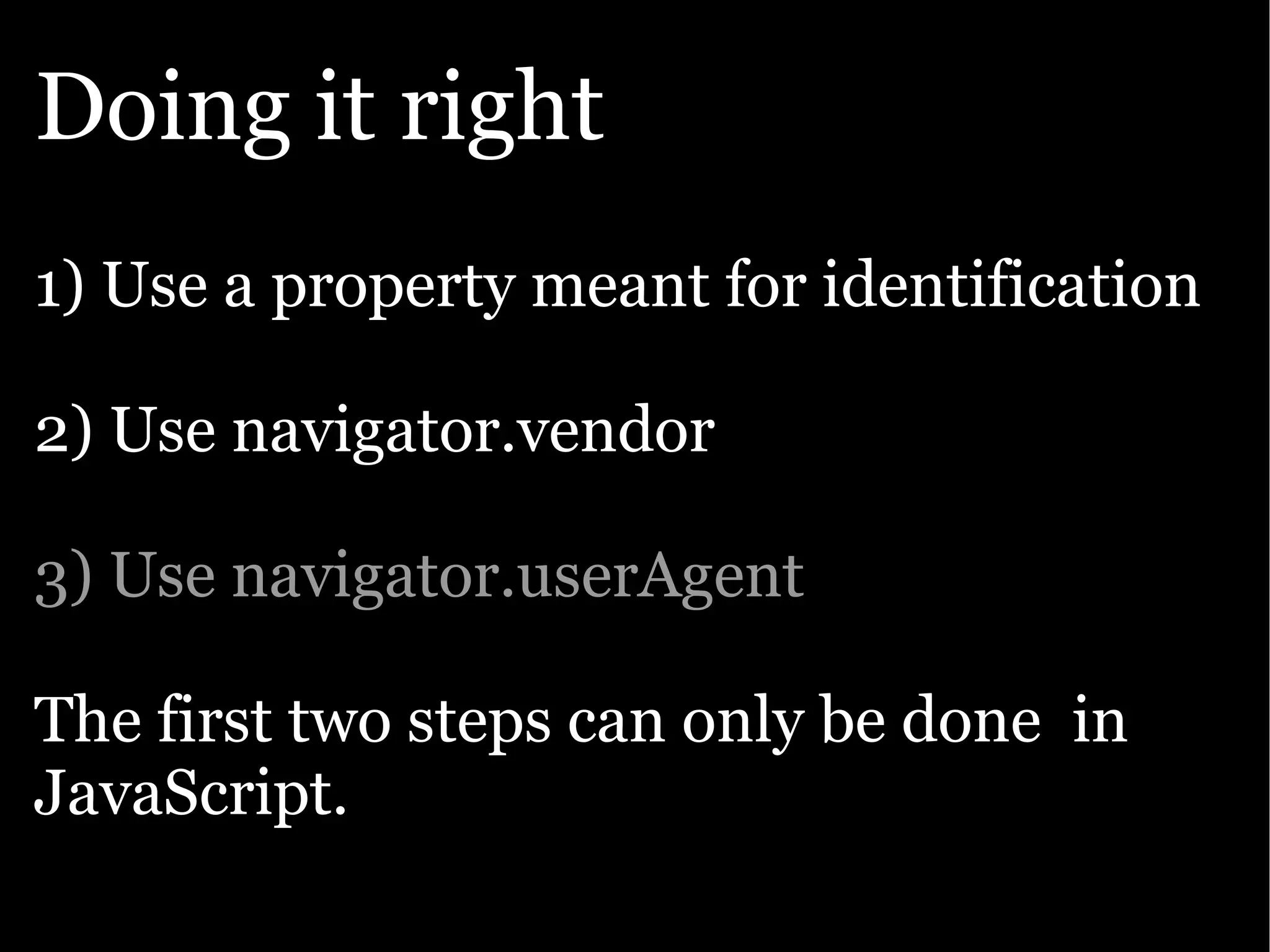 The Ajax Experience: State Of The Browsers
