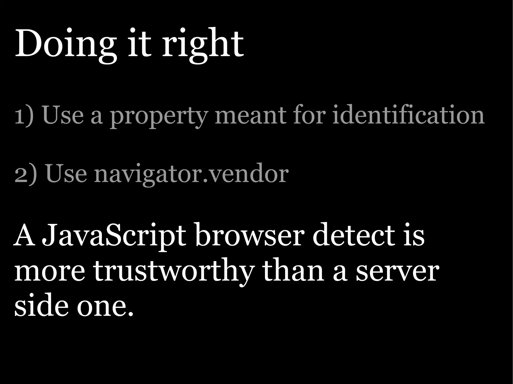 The Ajax Experience: State Of The Browsers
