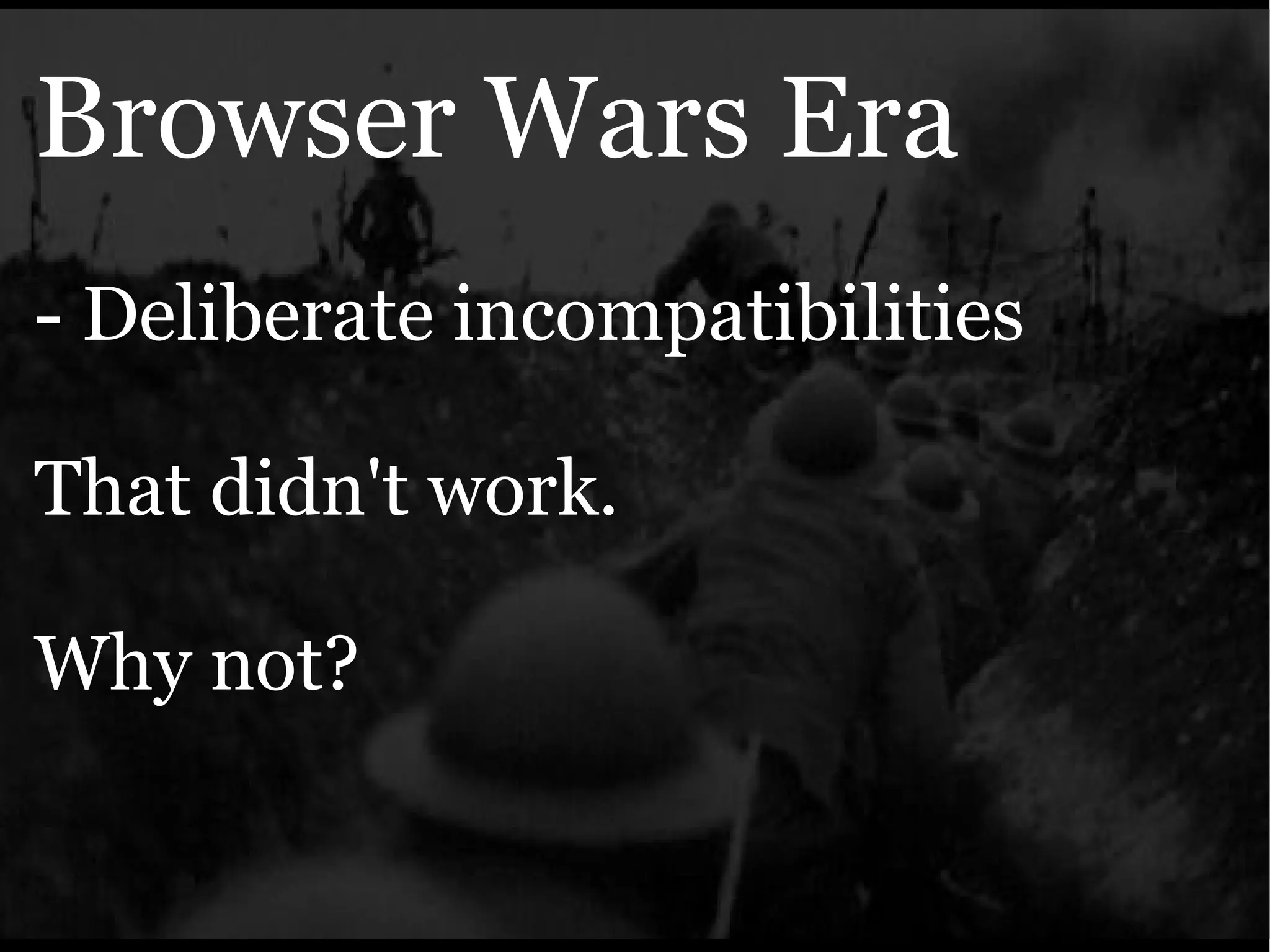 The Ajax Experience: State Of The Browsers