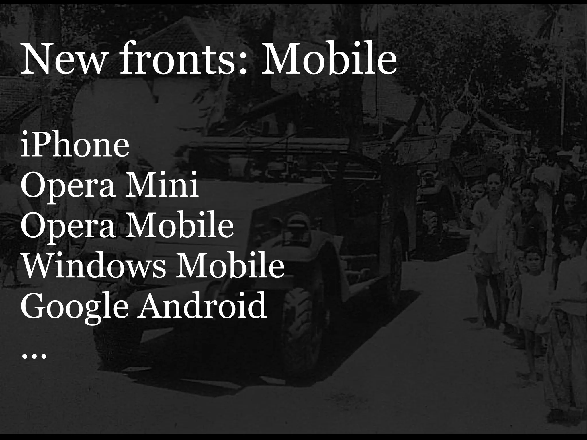 The Ajax Experience: State Of The Browsers