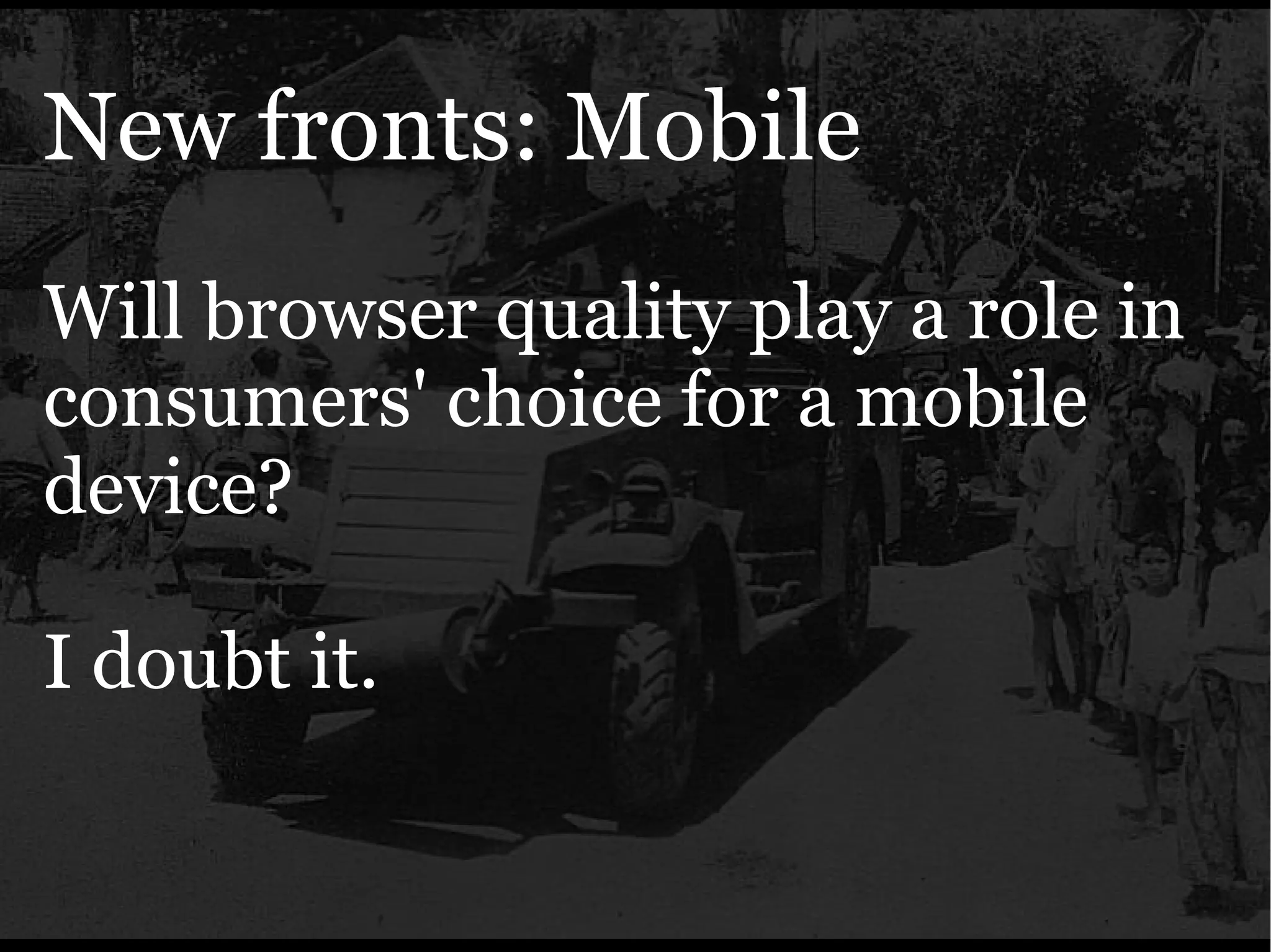 The Ajax Experience: State Of The Browsers