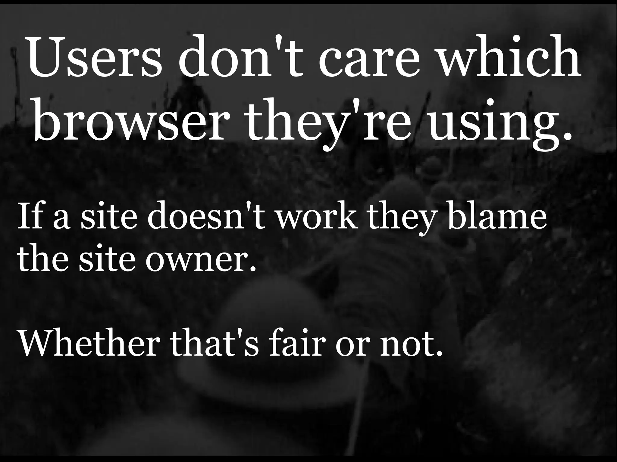 The Ajax Experience: State Of The Browsers