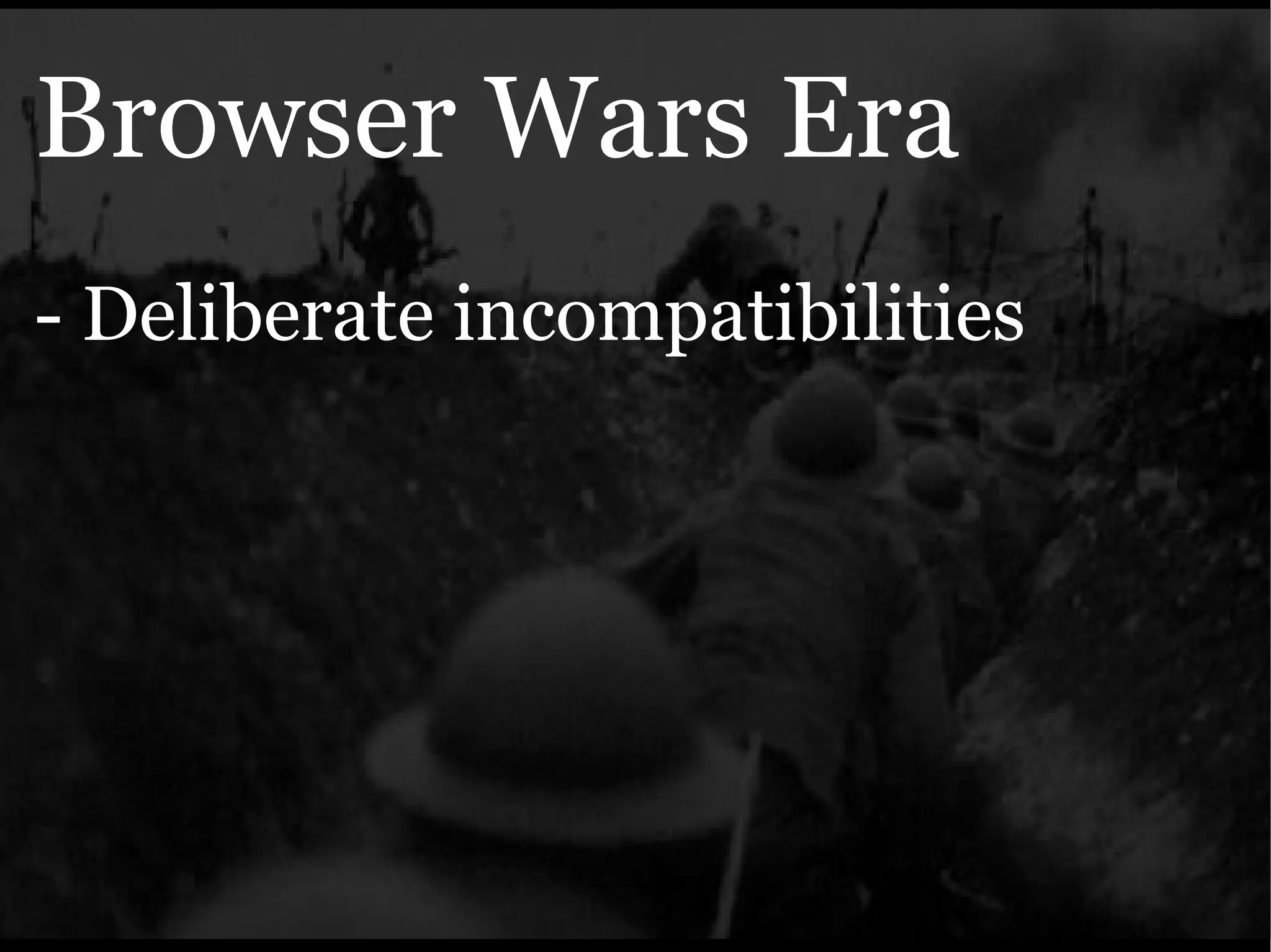 The Ajax Experience: State Of The Browsers