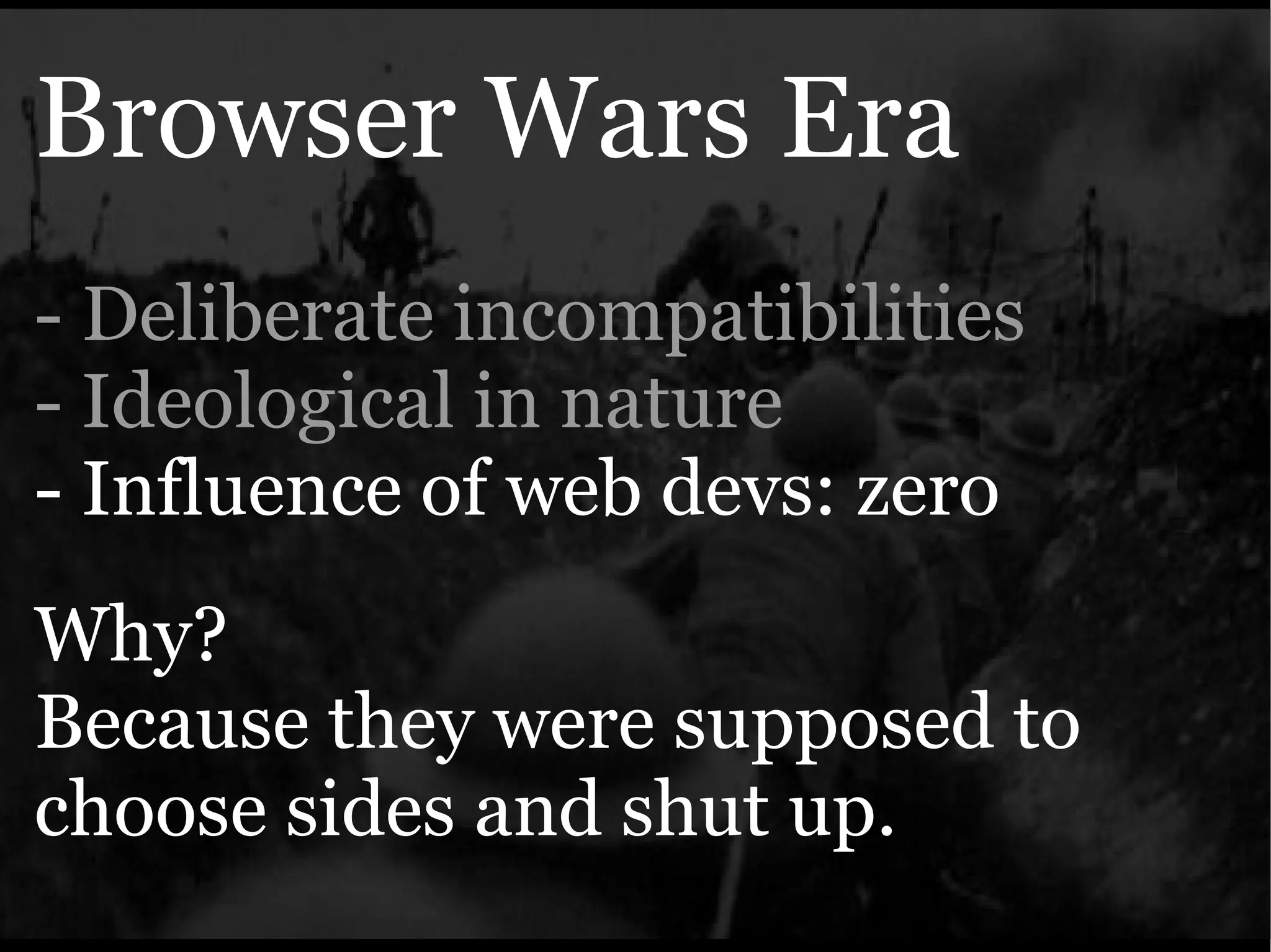 The Ajax Experience: State Of The Browsers