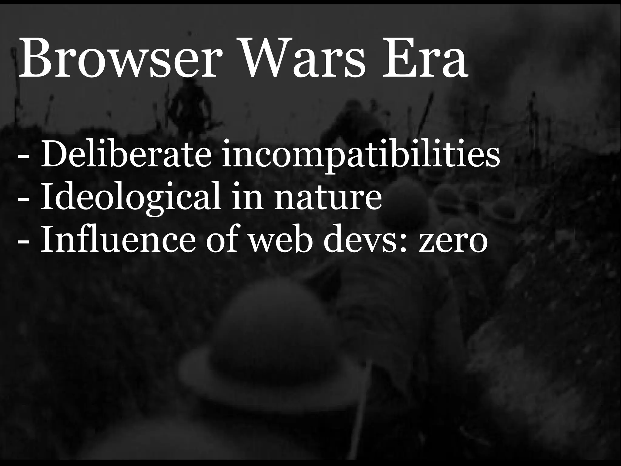 The Ajax Experience: State Of The Browsers