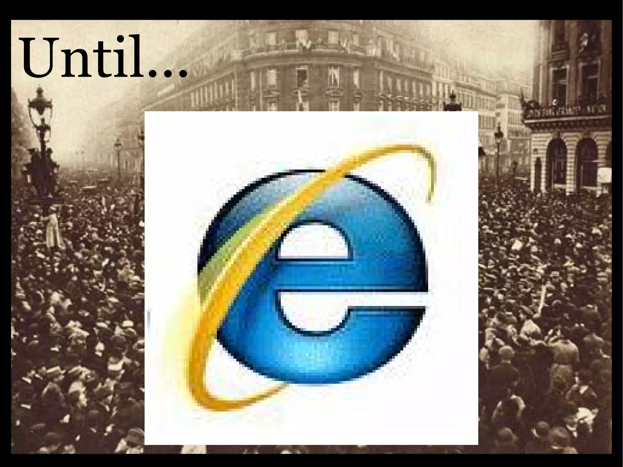 The Ajax Experience: State Of The Browsers