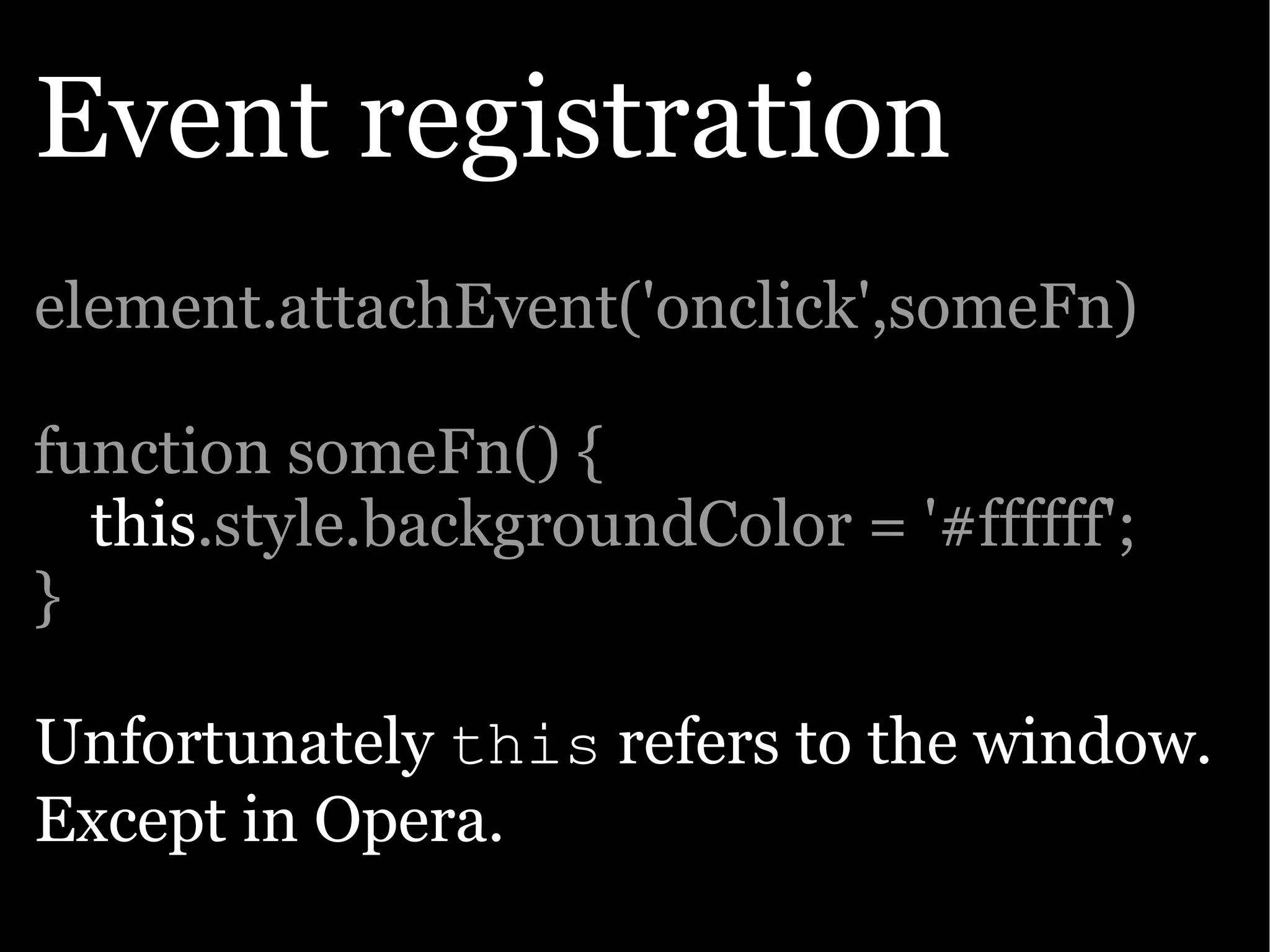 The Ajax Experience: State Of The Browsers
