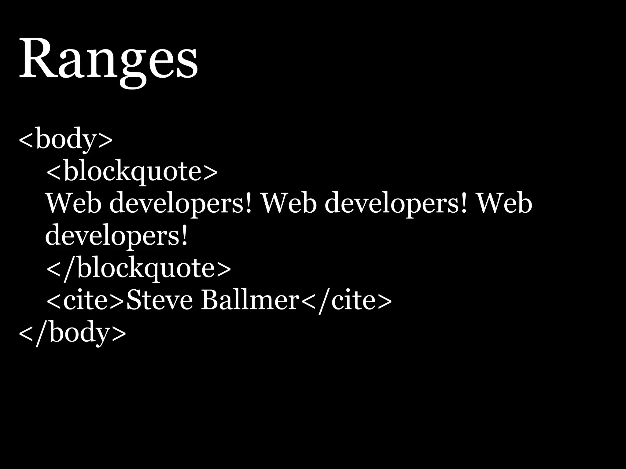 The Ajax Experience: State Of The Browsers