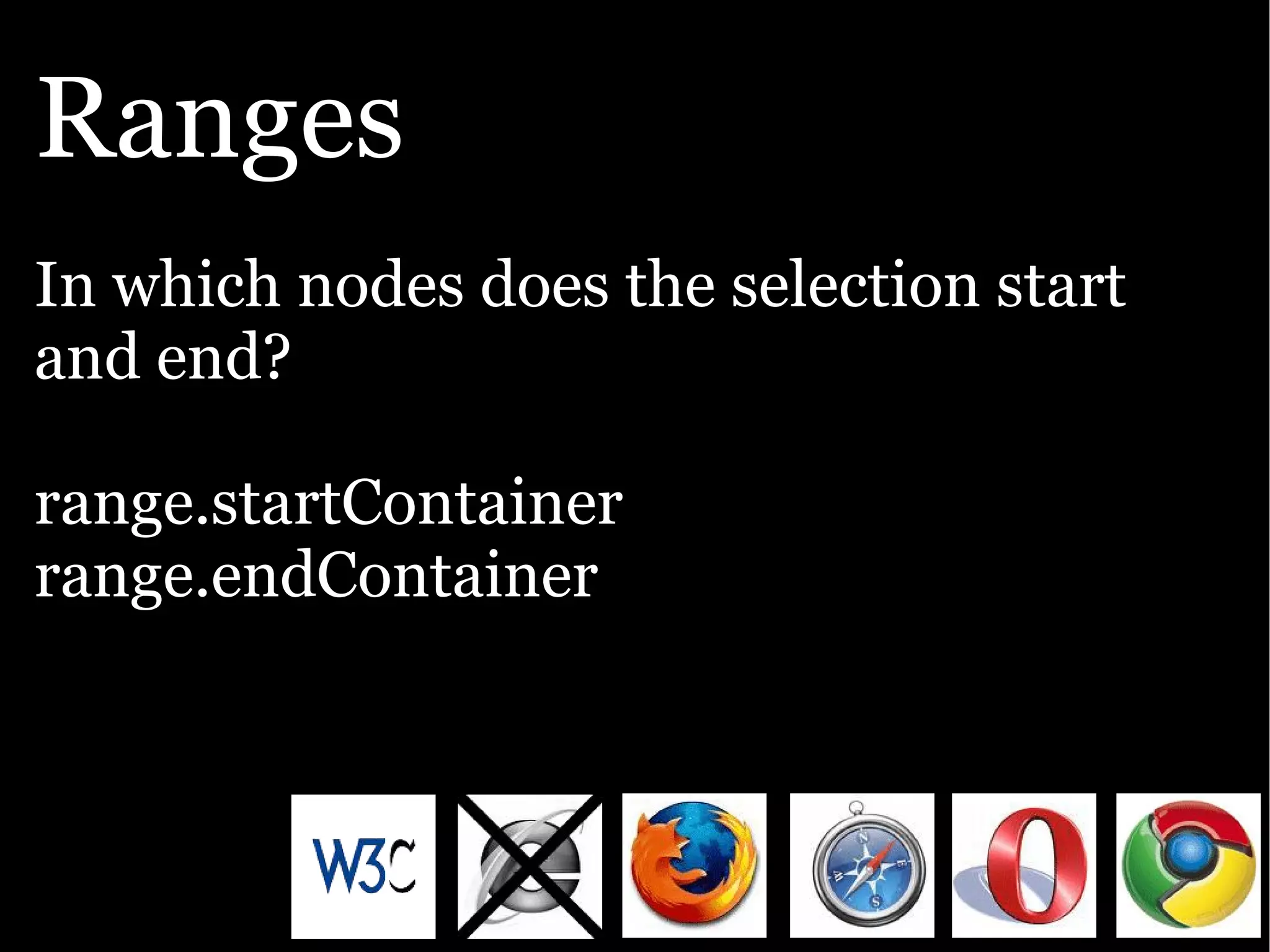 The Ajax Experience: State Of The Browsers