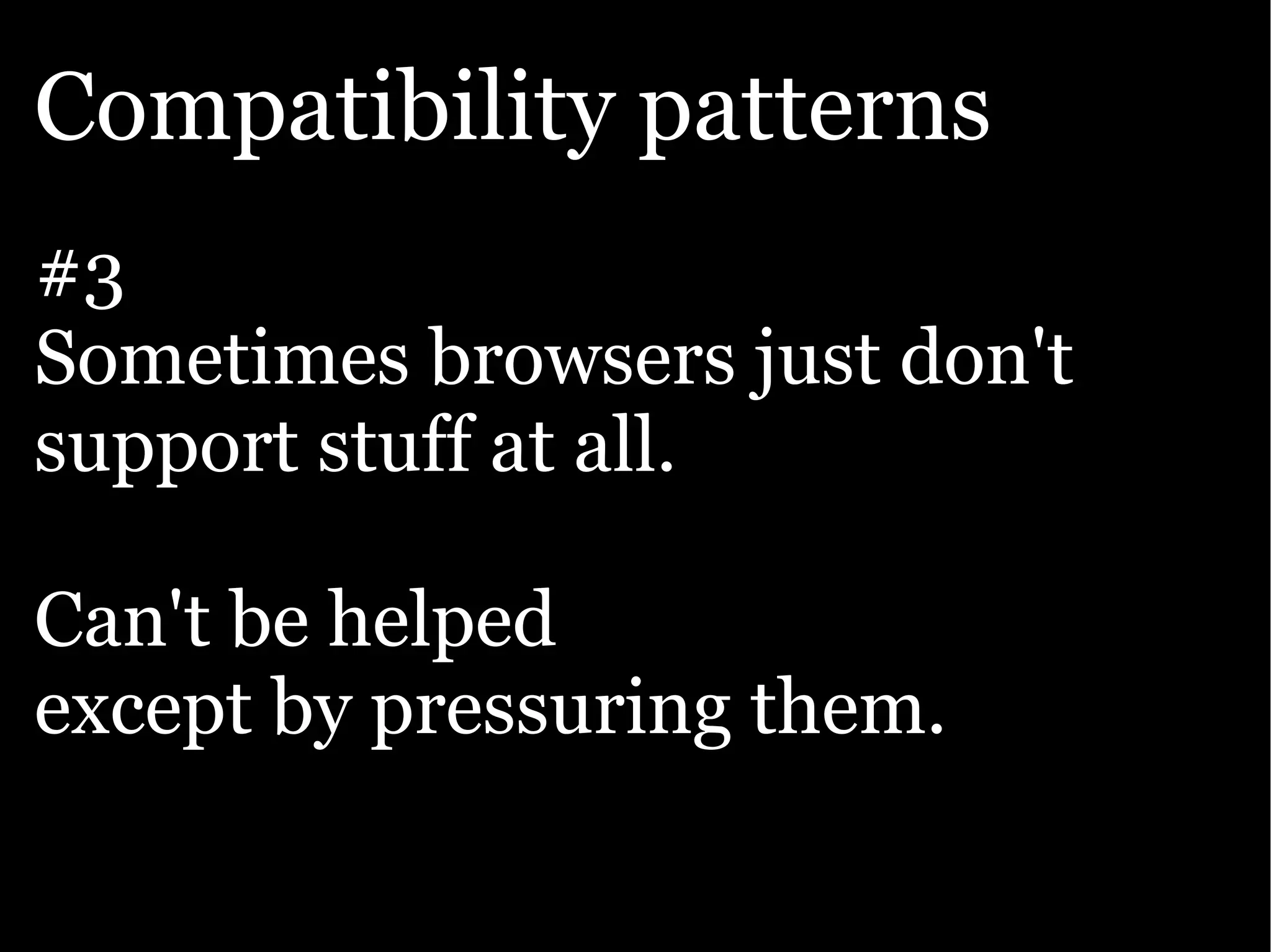 The Ajax Experience: State Of The Browsers