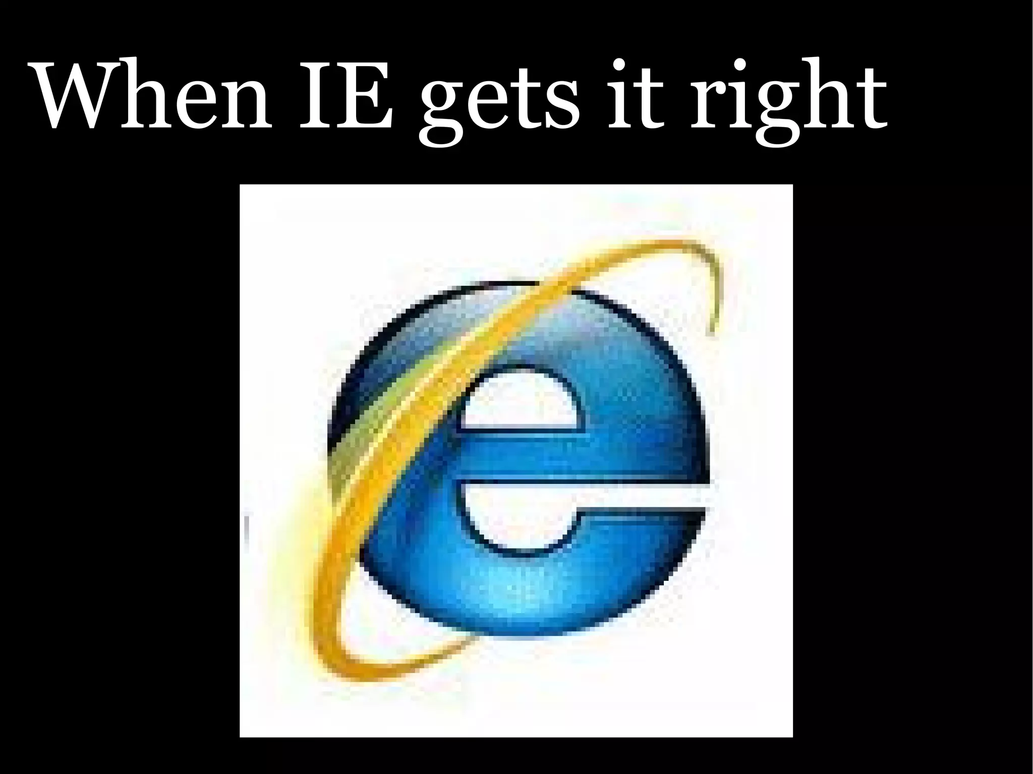 The Ajax Experience: State Of The Browsers