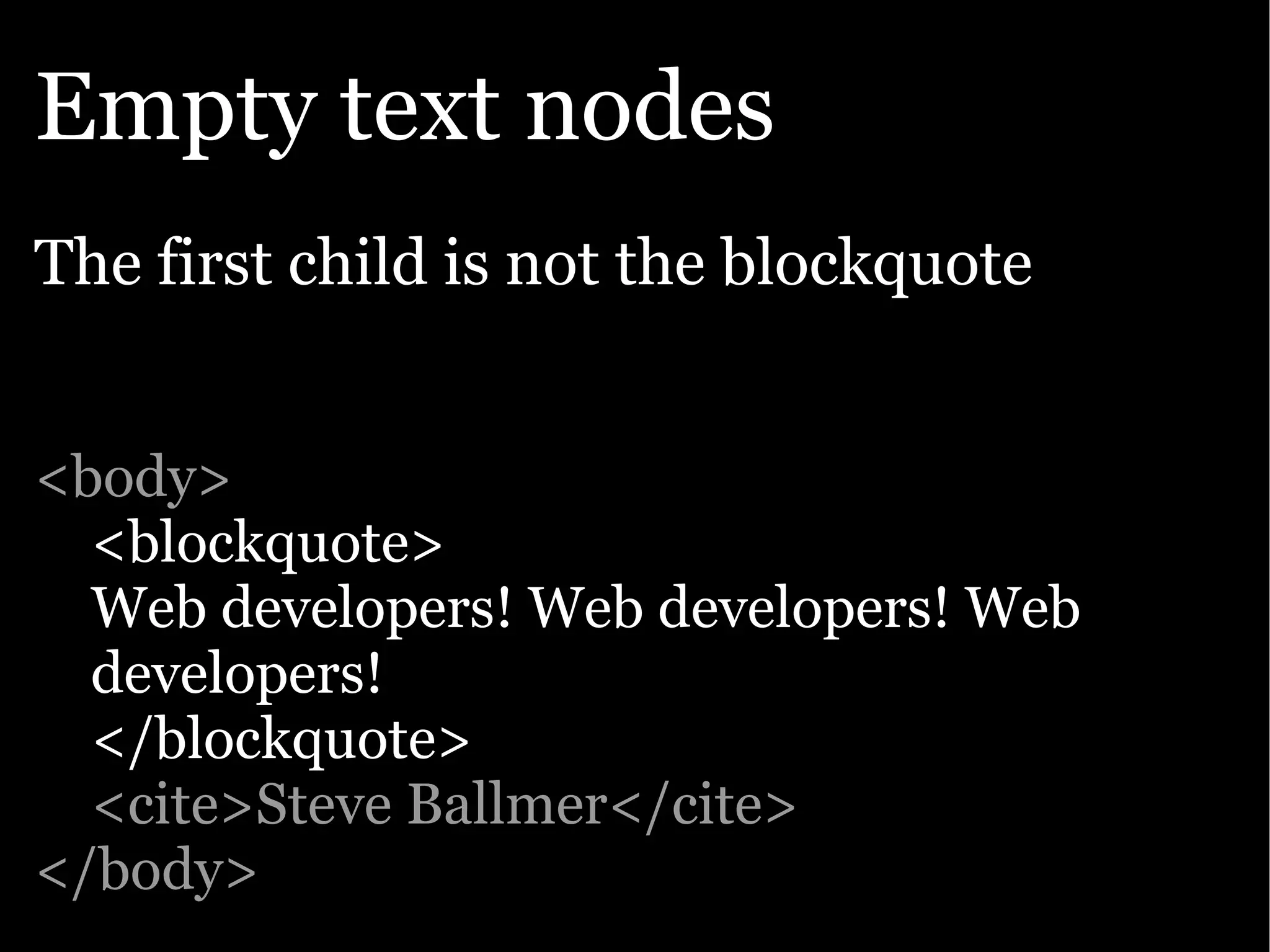 The Ajax Experience: State Of The Browsers