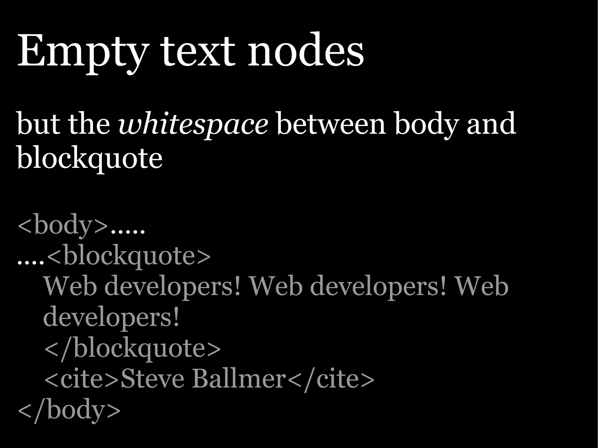 The Ajax Experience: State Of The Browsers