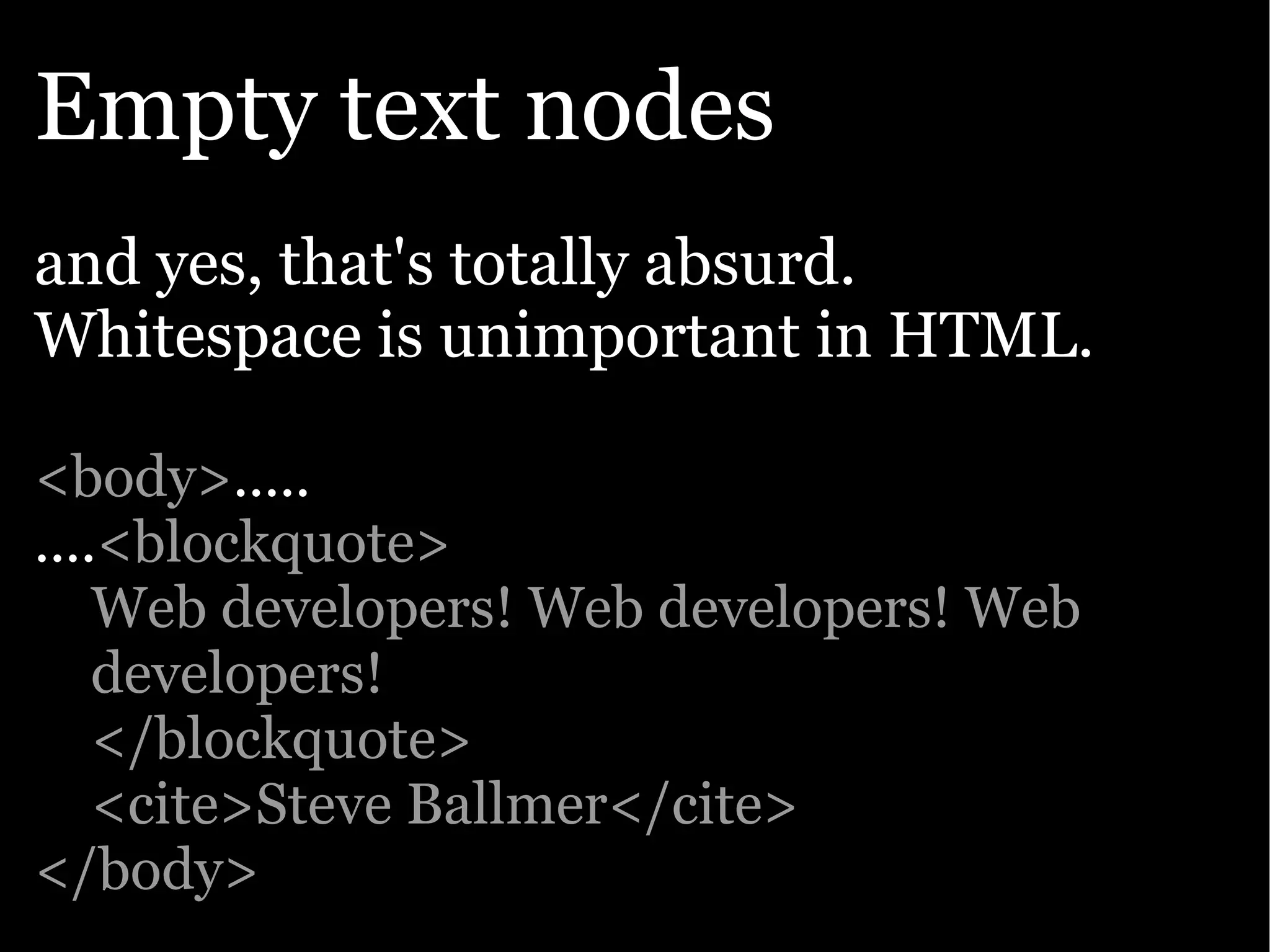 The Ajax Experience: State Of The Browsers