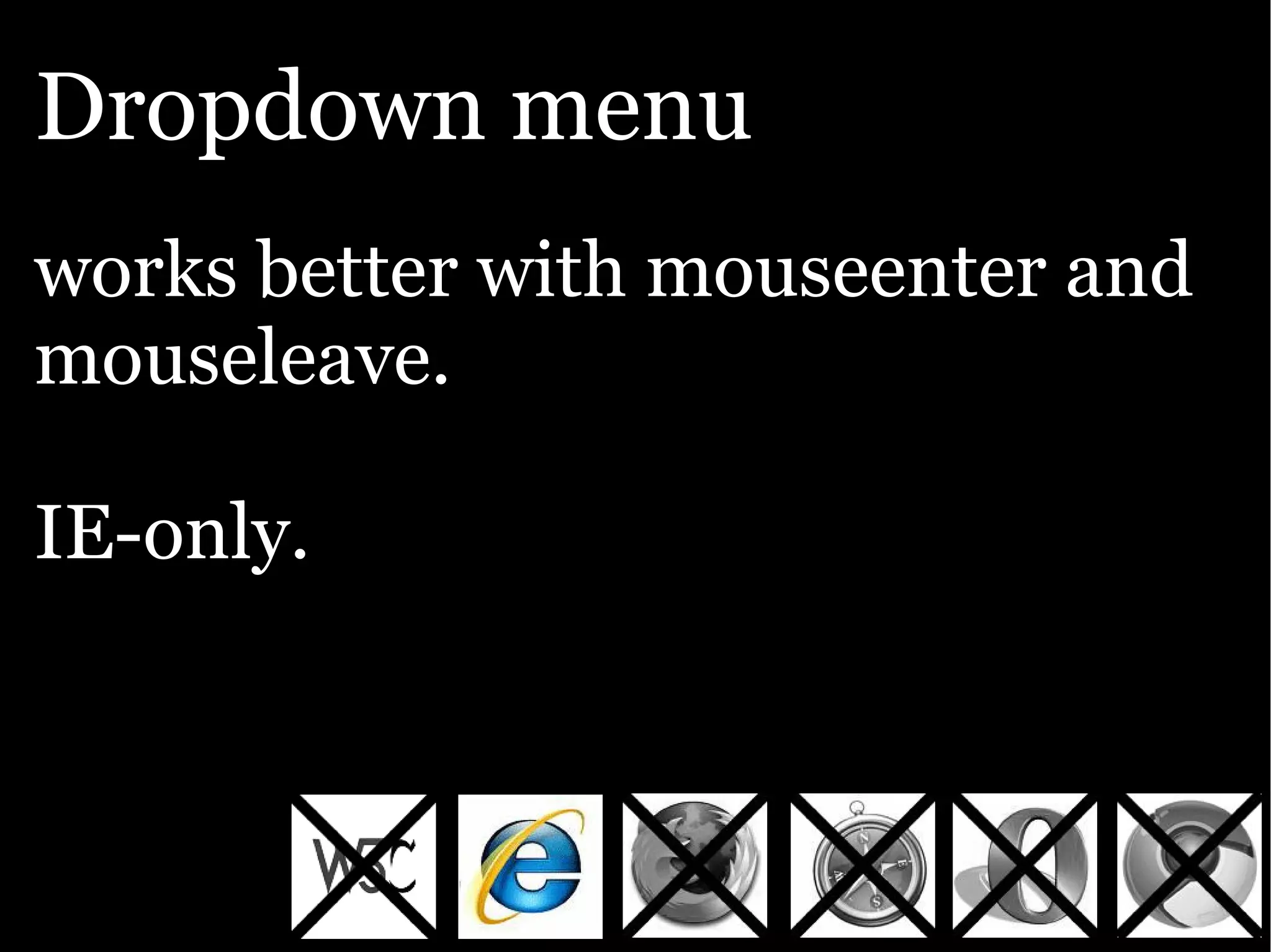 The Ajax Experience: State Of The Browsers