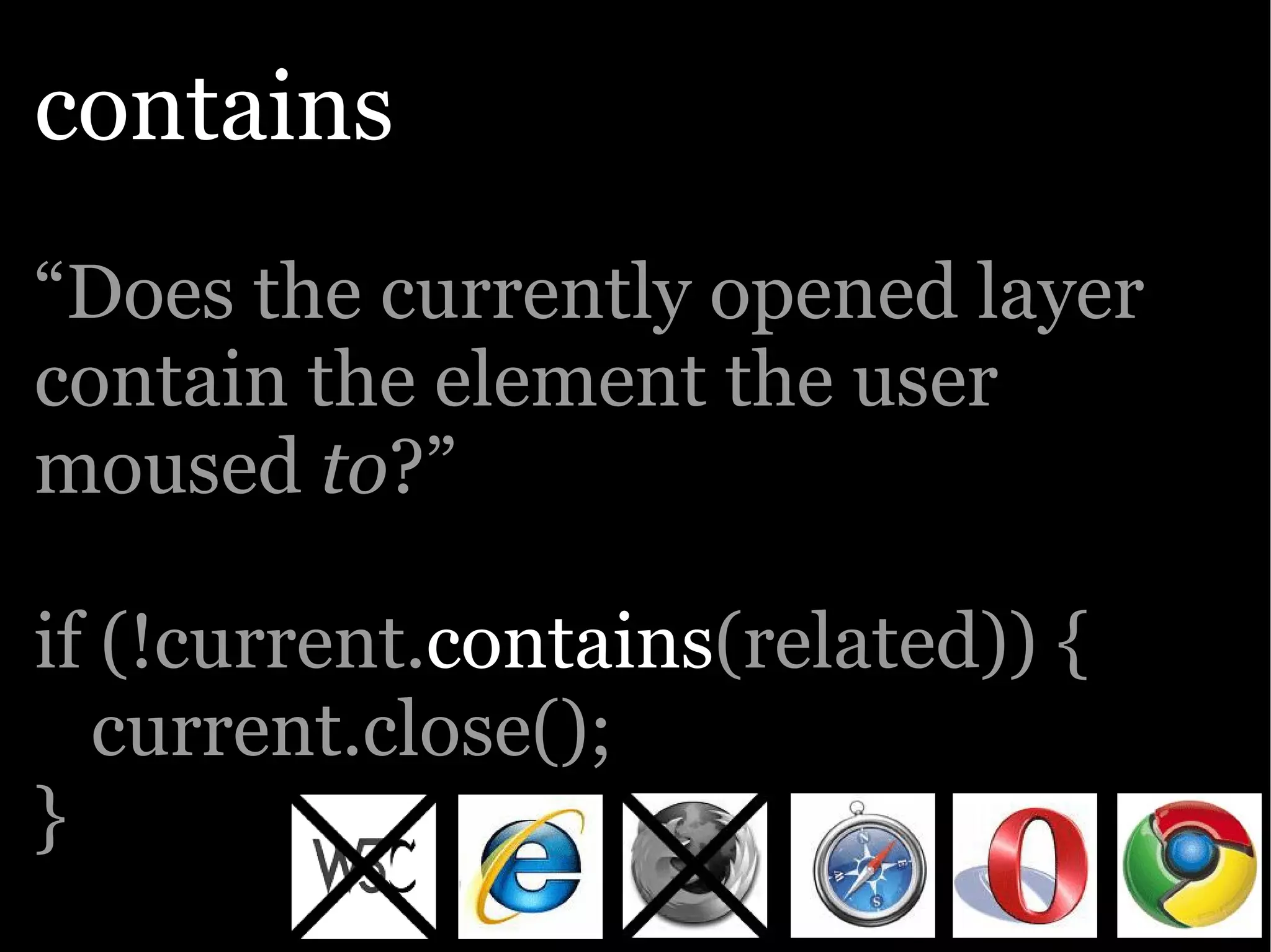 The Ajax Experience: State Of The Browsers