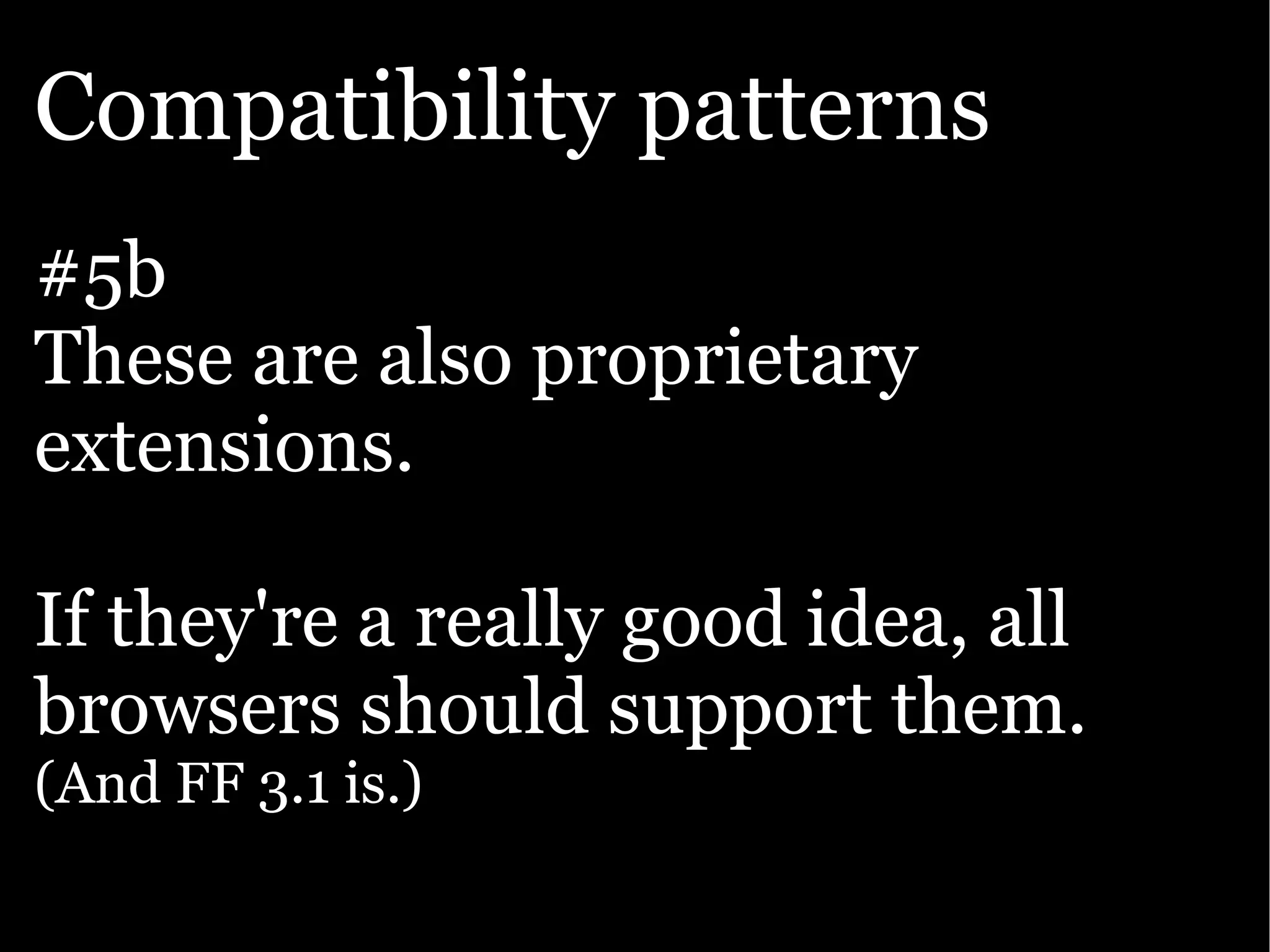 The Ajax Experience: State Of The Browsers