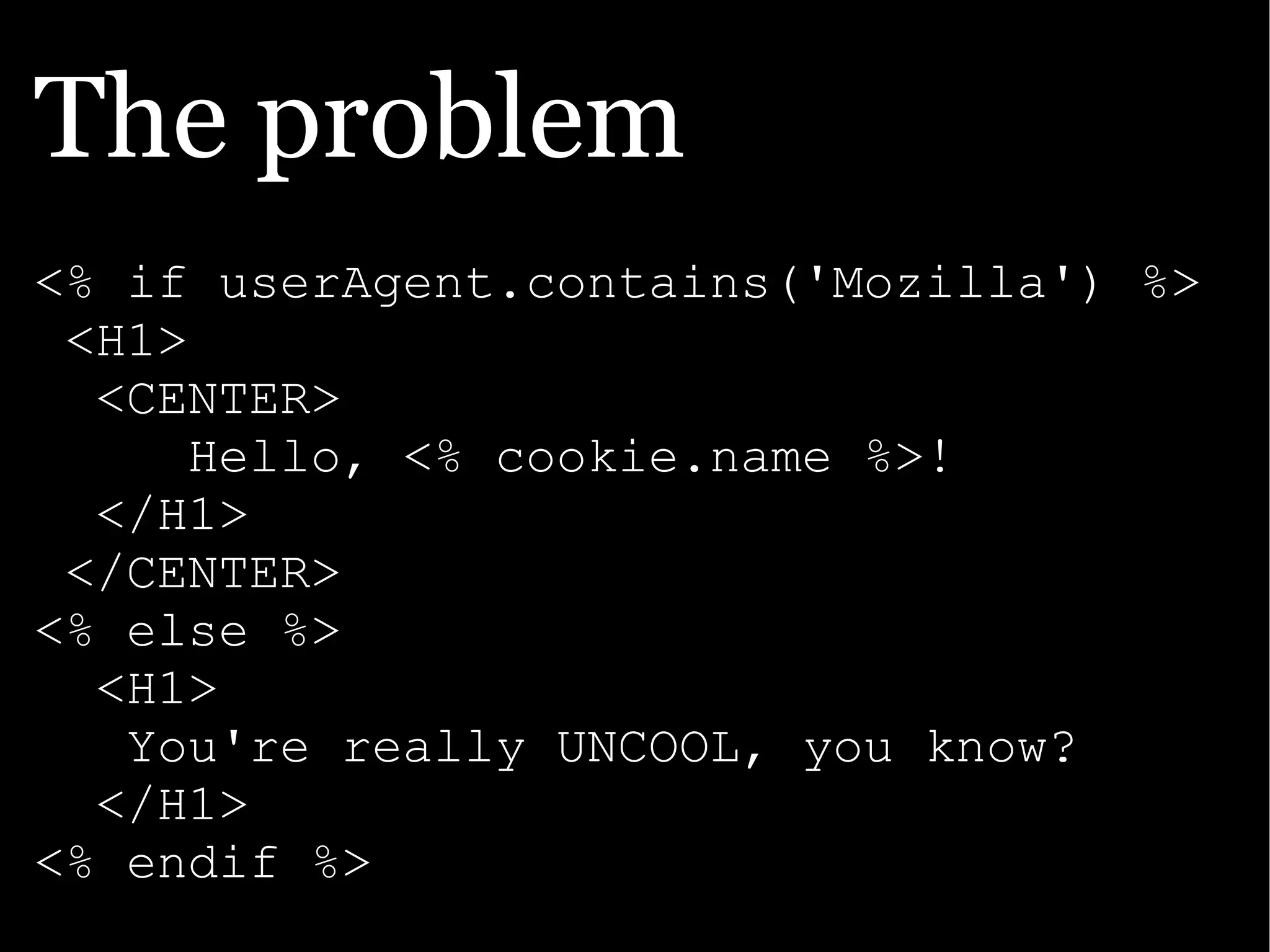 The Ajax Experience: State Of The Browsers