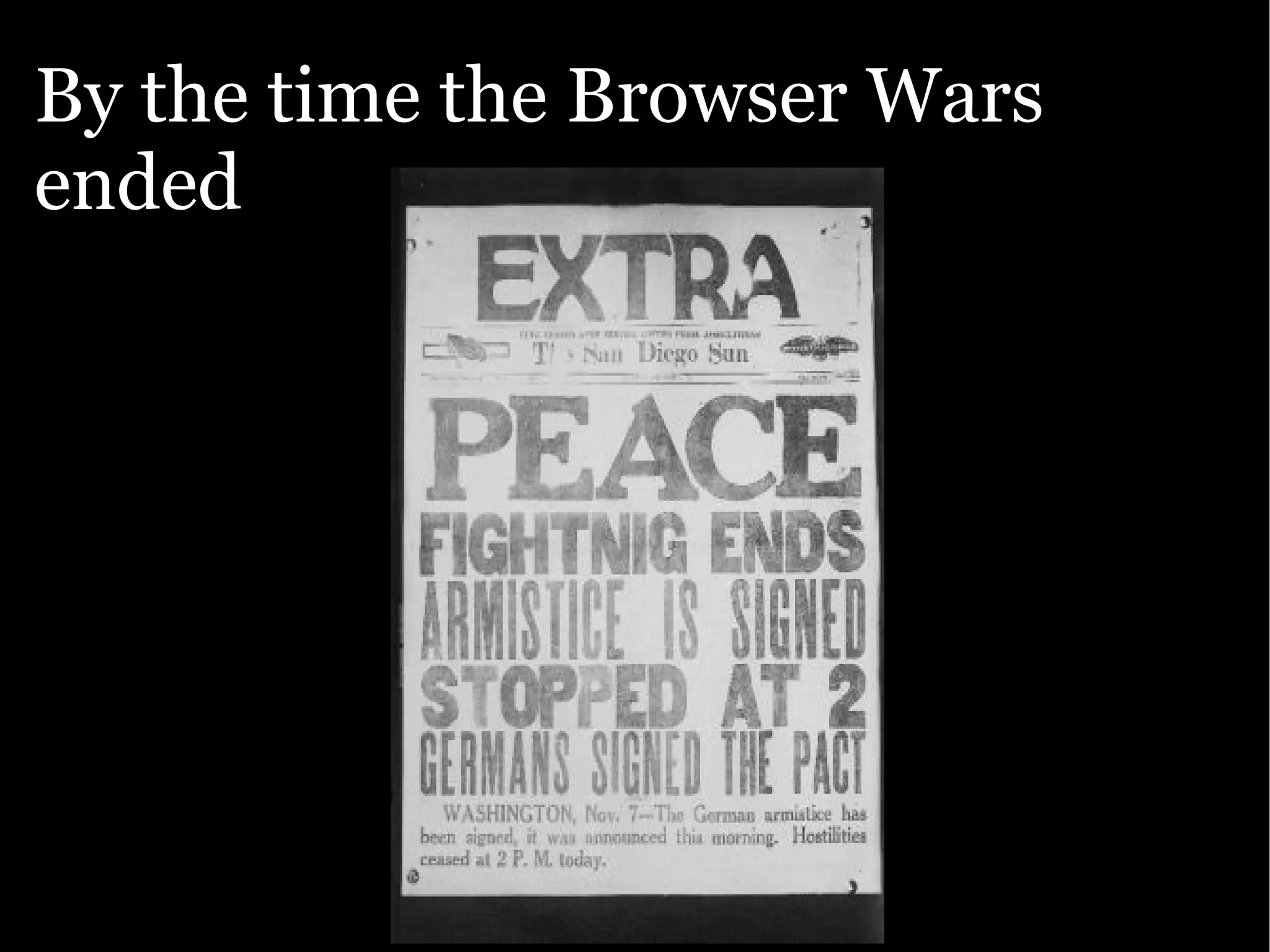 The Ajax Experience: State Of The Browsers