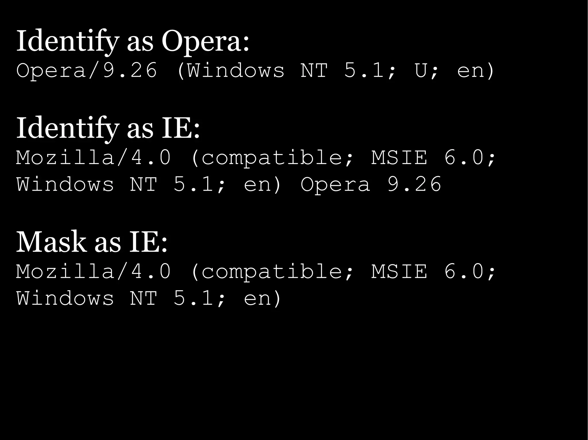 The Ajax Experience: State Of The Browsers