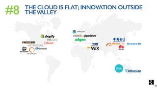 #8 THE CLOUD IS FLAT; INNOVATION OUTSIDE
THEVALLEY
55
 