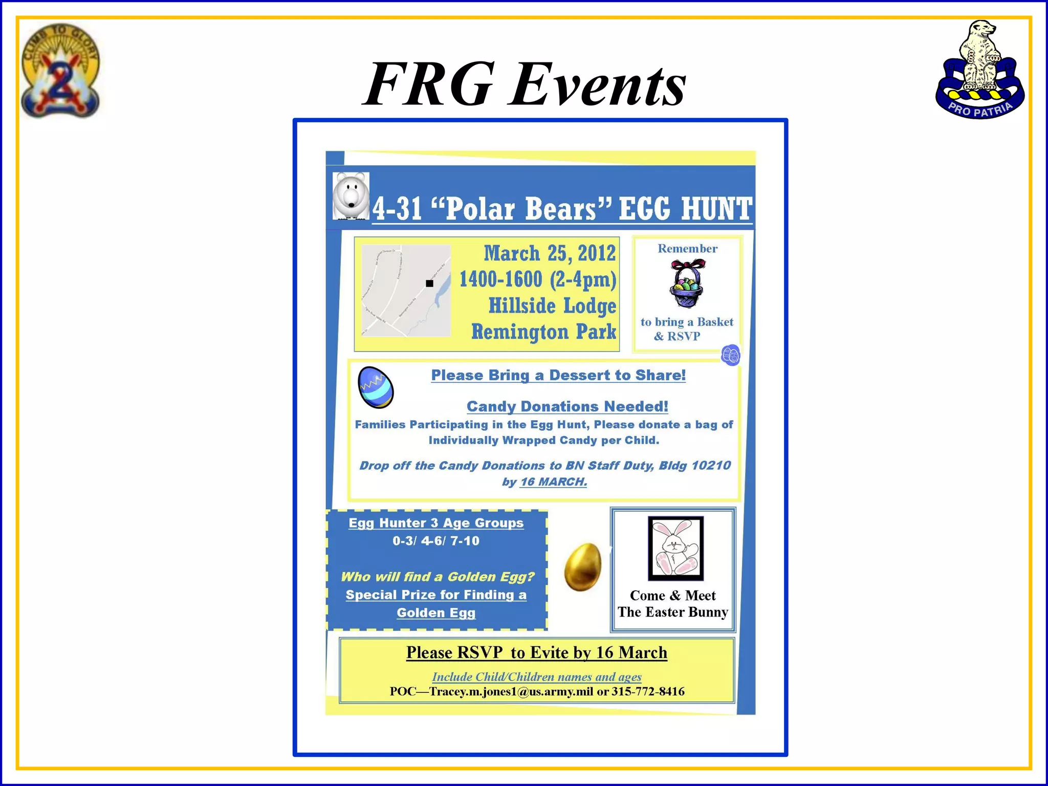 FRG Events
 