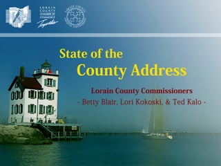 State Of The County Address 2009