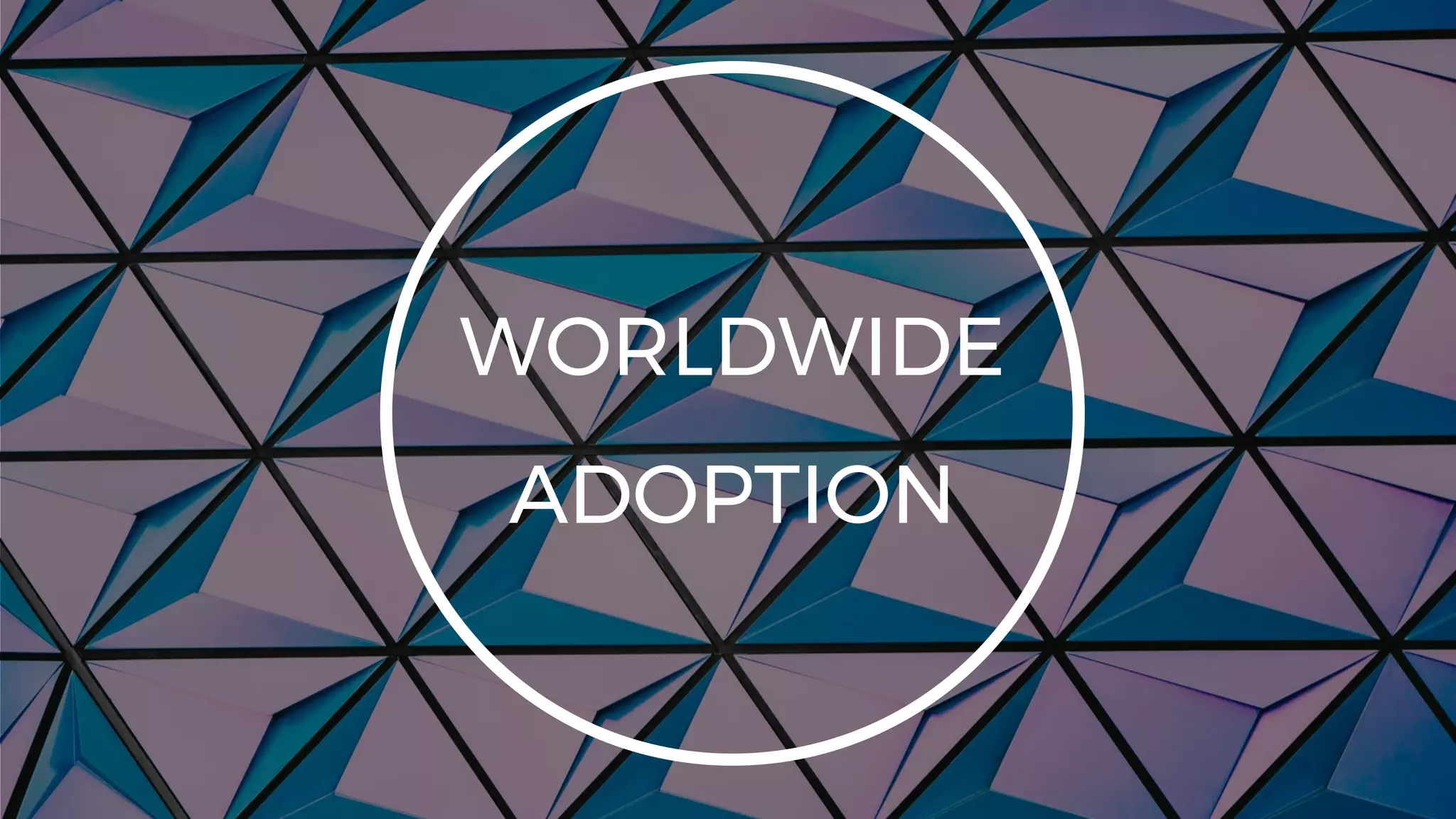 WORLDWIDE
ADOPTION
 