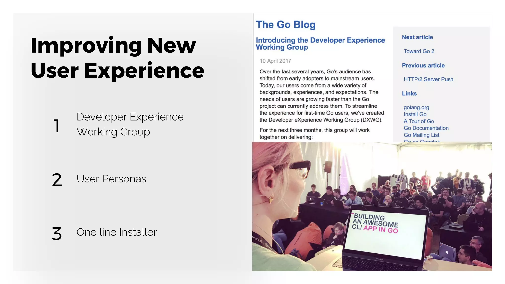 Improving New
User Experience
3
1
2
 