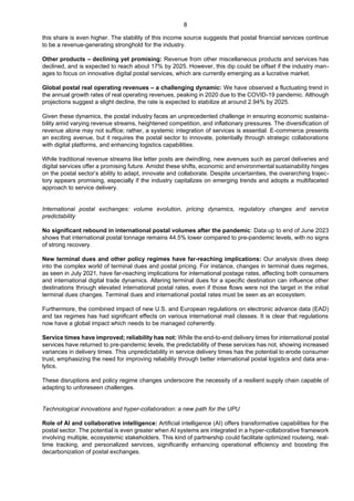 State of the Postal Sector 2023. | PDF