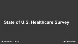 State of U.S. Healthcare Survey
 