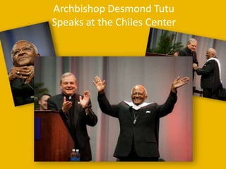 University Relations2Archbishop Desmond Tutu Speaks at the Chiles Center