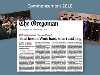 University Relations26Commencement 2010