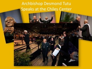 University Relations3Archbishop Desmond Tutu Speaks at the Chiles Center