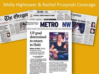 University Relations5Molly Hightower & Rachel Prusynski Coverage