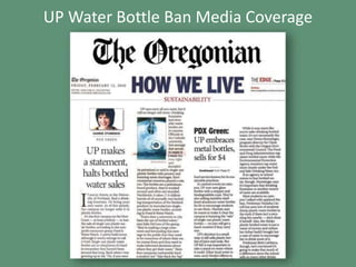 University Relations6UP Water Bottle Ban Media Coverage