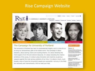 University Relations77Rise Campaign Website