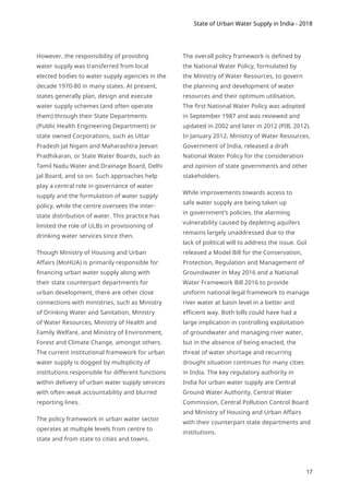 State of urban water supply | PDF