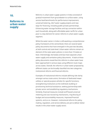 State of urban water supply | PDF